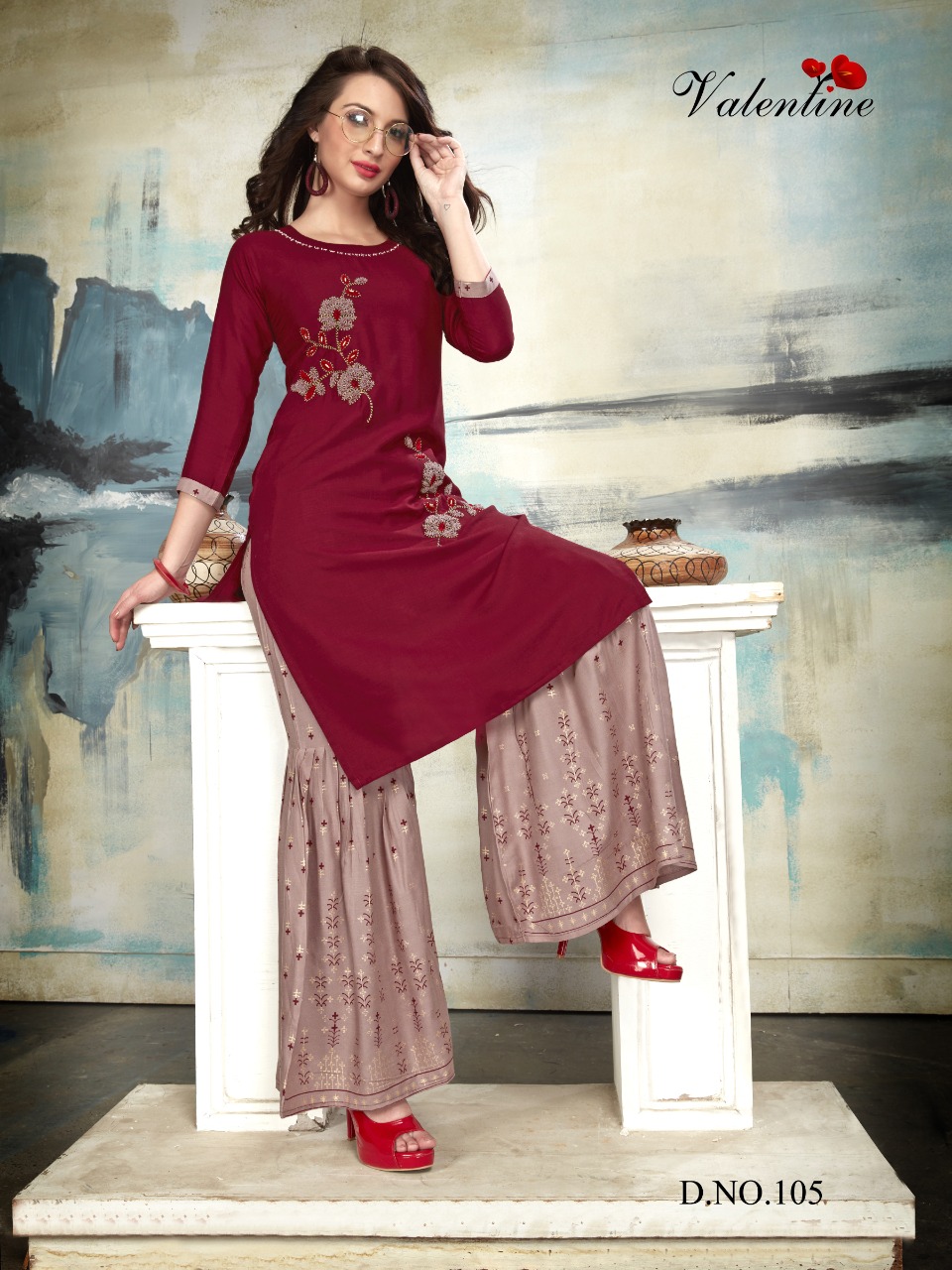 Fashion Talk Presents Rivaaz Vol 1 Kurtis With Sharara Catalogue