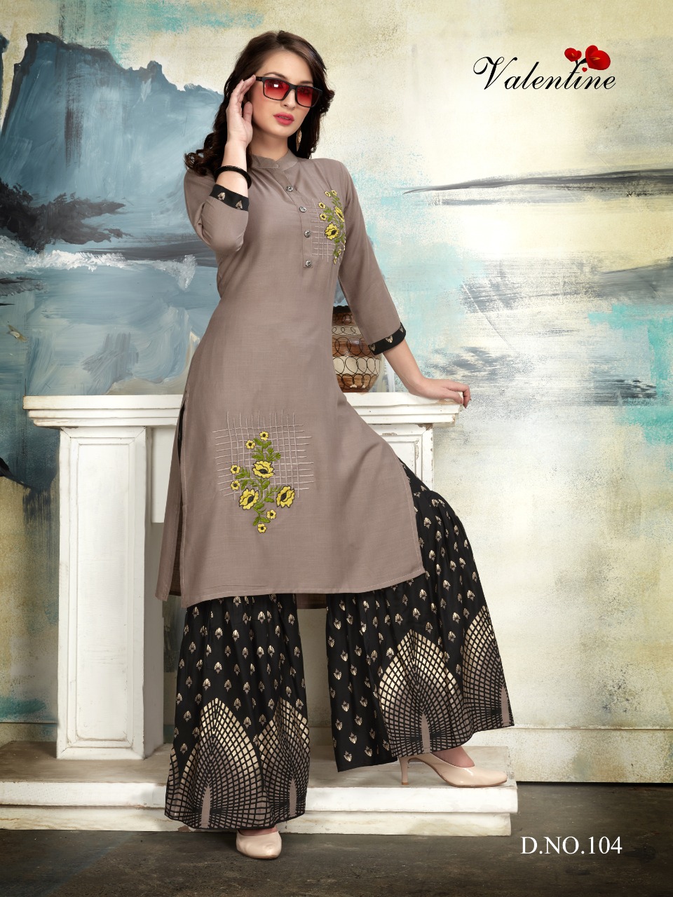 Fashion Talk Presents Rivaaz Vol 1 Kurtis With Sharara Catalogue