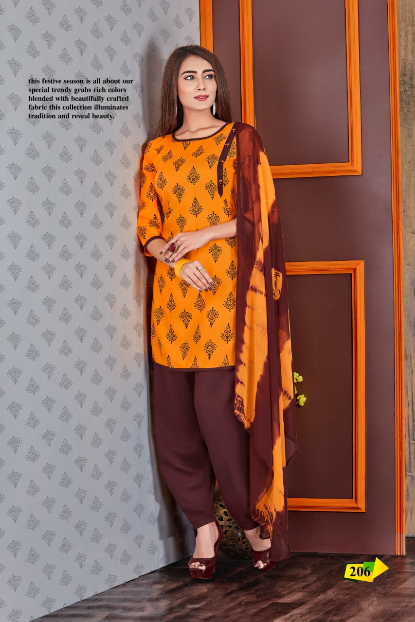Fc Presents New 3 Piece Suits Dress Materials