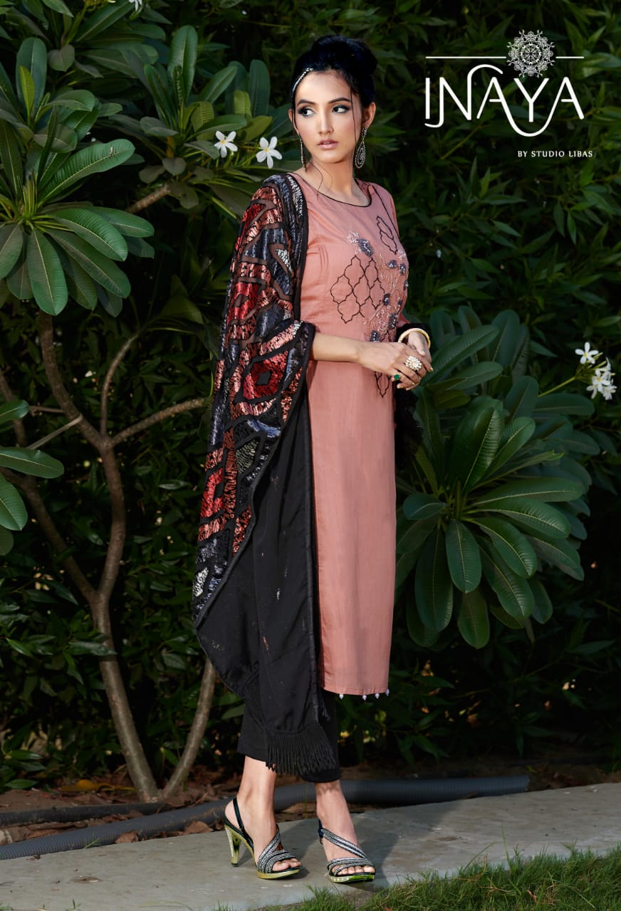 Inaya Presents Lpc 59 Collection Of Floral Classy Kurti With Dupatta