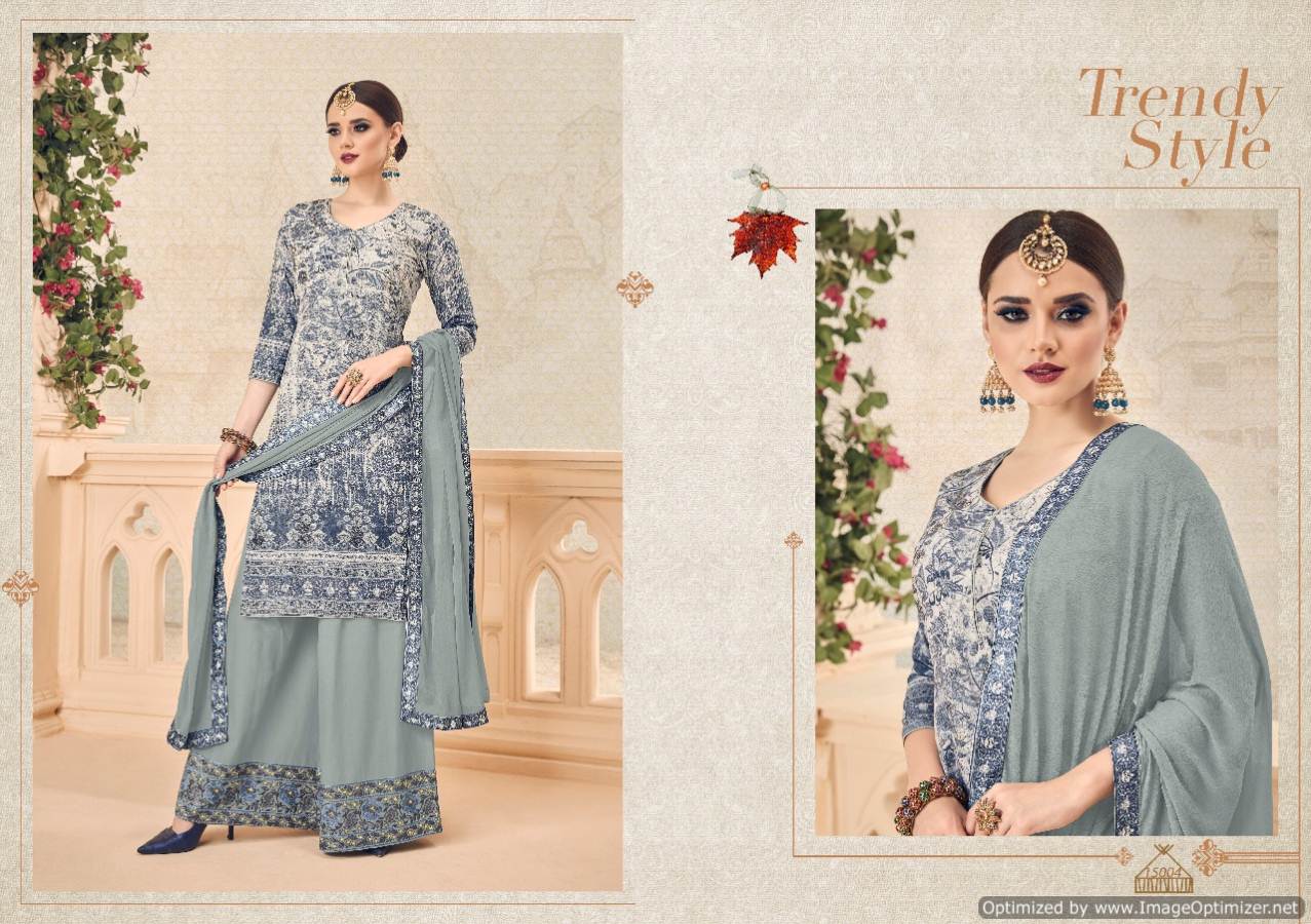 Kaara Presents Alisha Collection Of Masleen Cotton Designer Salwar Suit