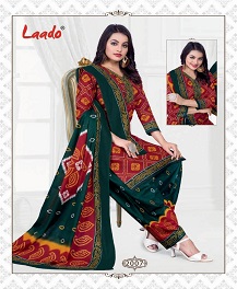 Laado Presents Bandhni 2 Collection Of Bandhej Printed Cotton Dress Materials