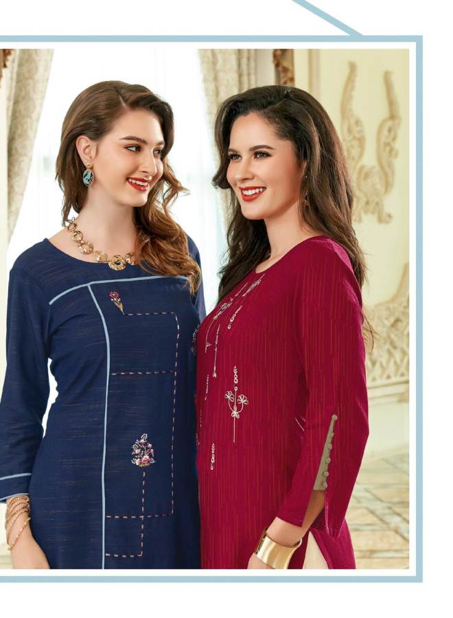 Ladies Flavour Presents Ozarro Collection Of Stylish Kurti With Bottom