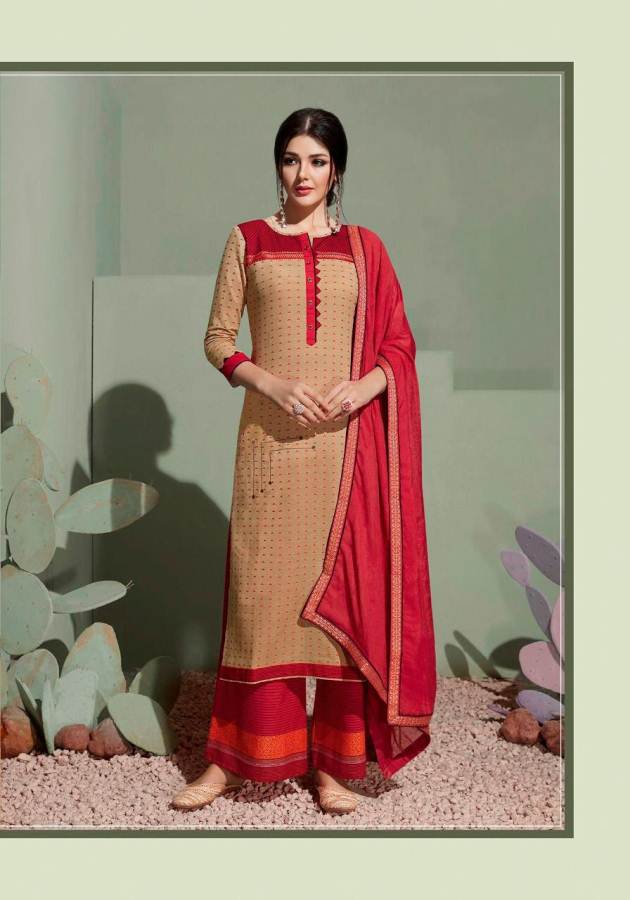 Rangoon Presents Step Up 3 Collection Of South Cotton Ready-made Dress Materials