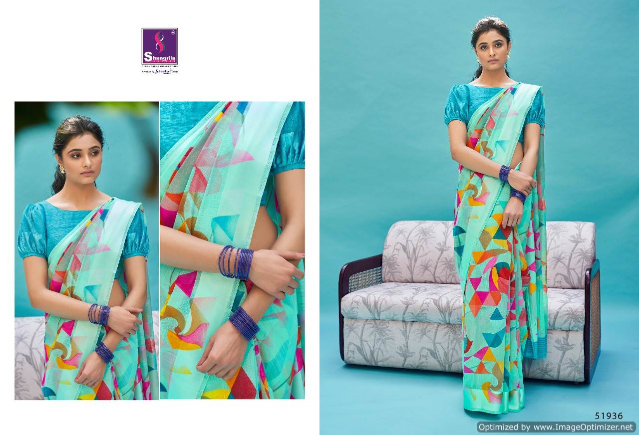 Shangrila Presents Suruchi Cotton 3 Printed Linen Cotton Sarees