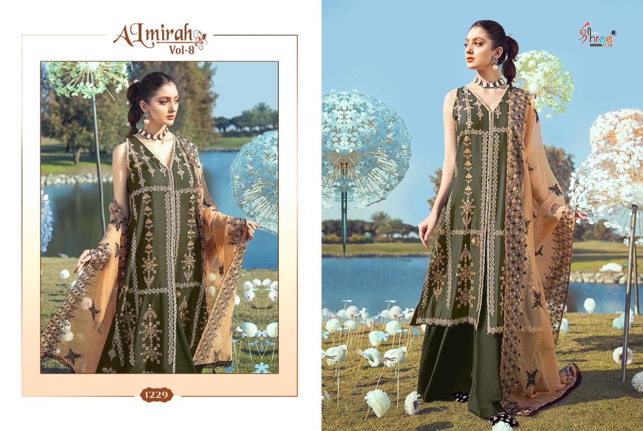 Shree Presents Almirah 8 Collection Of Pure Cotton Amazing Embroidered Pakistani Suits