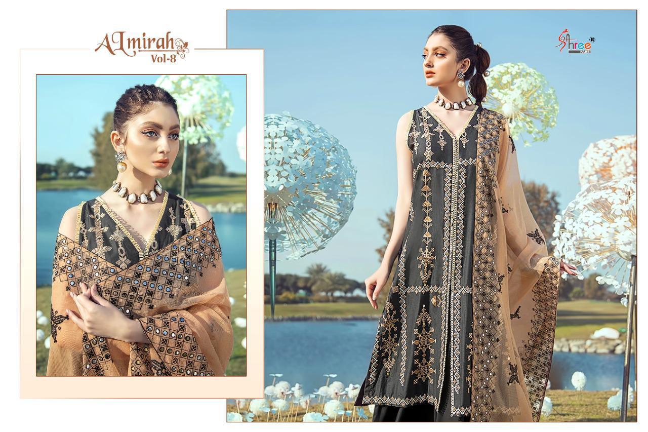 Shree Presents Almirah 8 Collection Of Pure Cotton Amazing Embroidered Pakistani Suits
