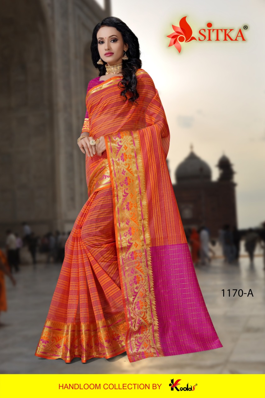 Sitka Presents Sweety 1170 Collection Of Cotton Lining Design Casual Sarees