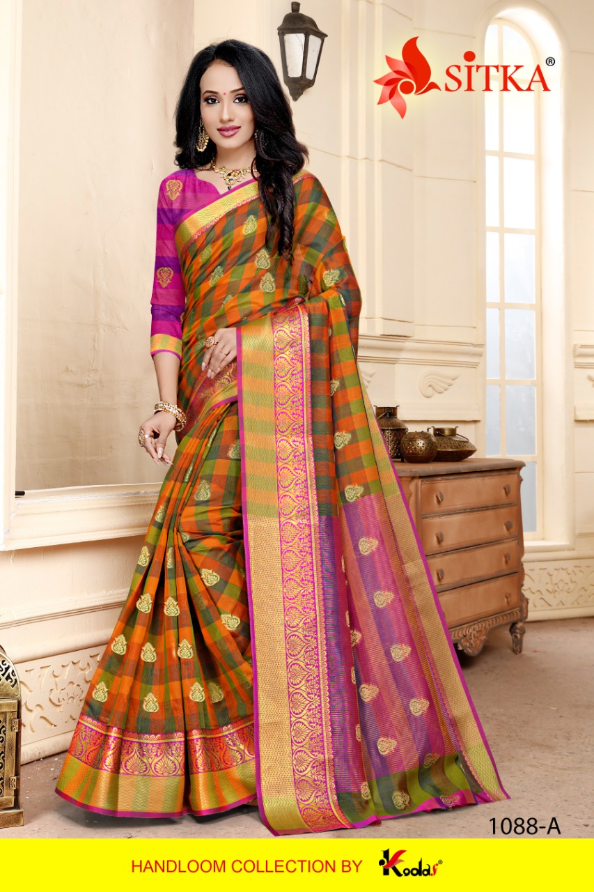 Sitka Presents Mednapuri 1088 Collection Of Cotton Silk Casual Sarees