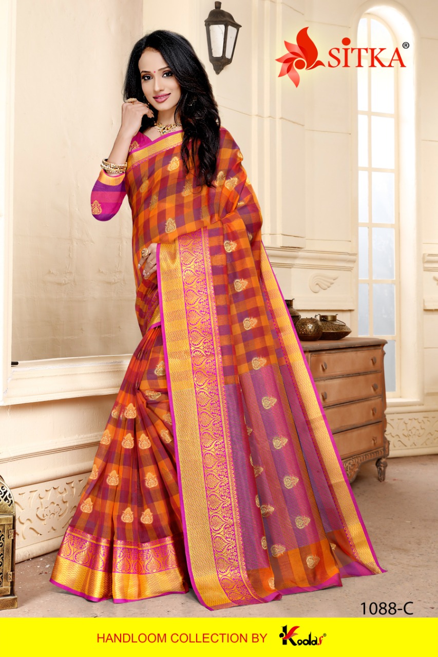Sitka Presents Mednapuri 1088 Collection Of Cotton Silk Casual Sarees