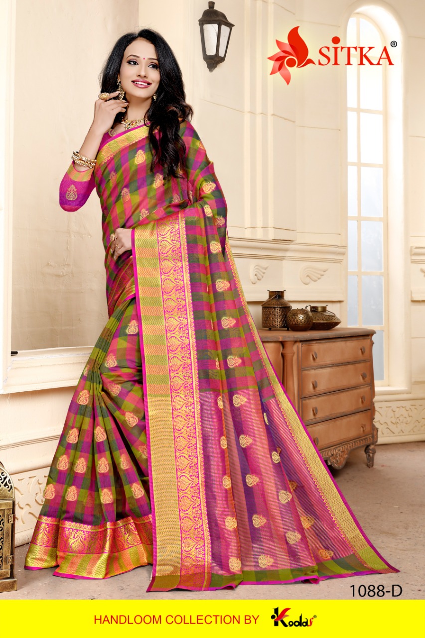 Sitka Presents Mednapuri 1088 Collection Of Cotton Silk Casual Sarees