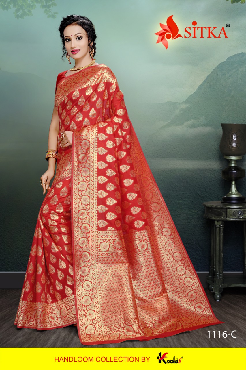 Sitka Presents Suhag Joda 1116 Jacquard Silk Collection Of Festive Wear Sarees