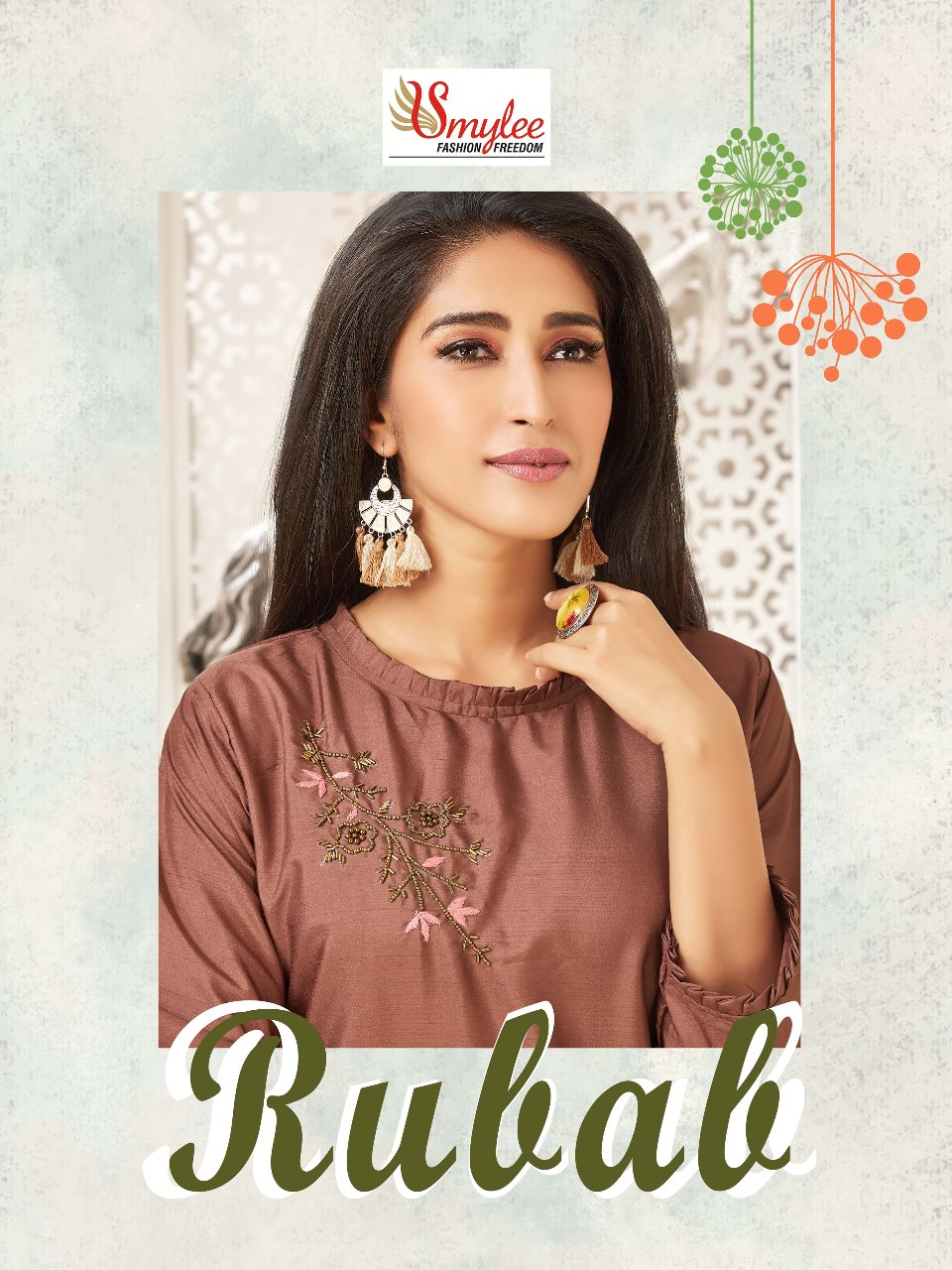 Smylee Presents Rubab Collection Of Designer Kurti With Pant