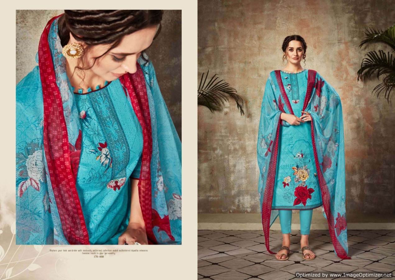 Zulfat Gulmahor 2 Digital Print Pure Cotton Dress Materials