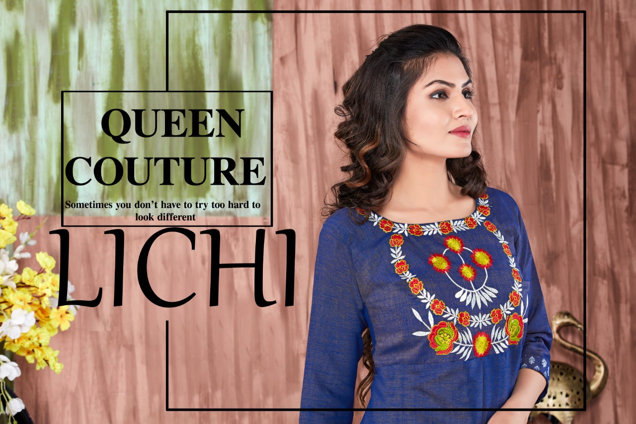 Fc Presents Lichi Anarkali Kurtis Catalogue