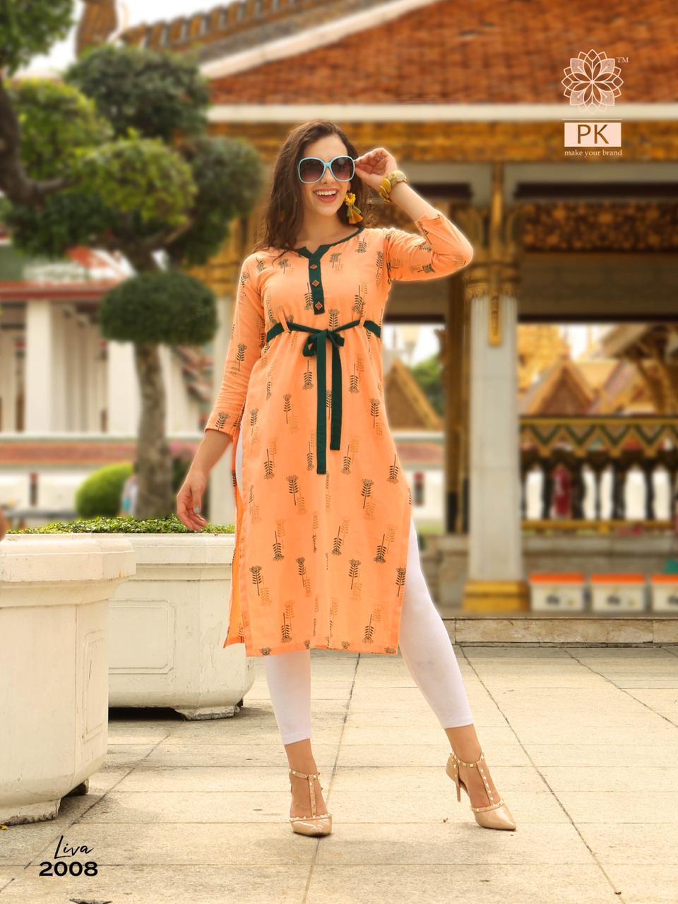 Pk Present Liva 2 Kurtis Catalogue