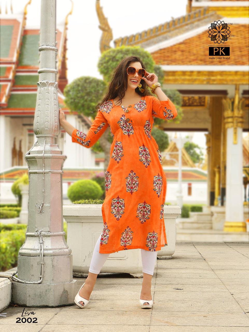 Pk Present Liva 2 Kurtis Catalogue