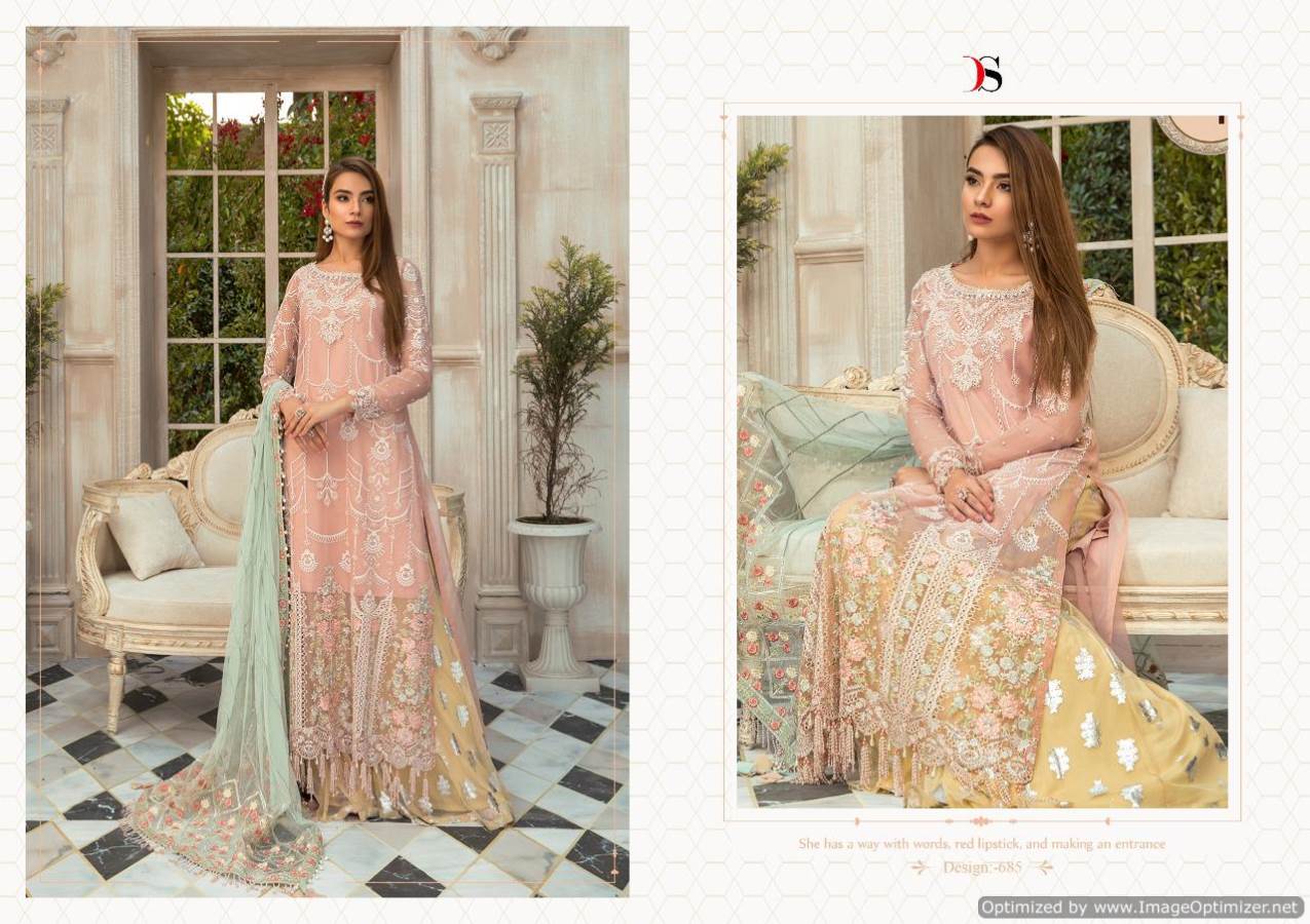 Deepsy Presents Embroidered Collection Of Heavy Georgette Woth Embroidery Pakistani Suits
