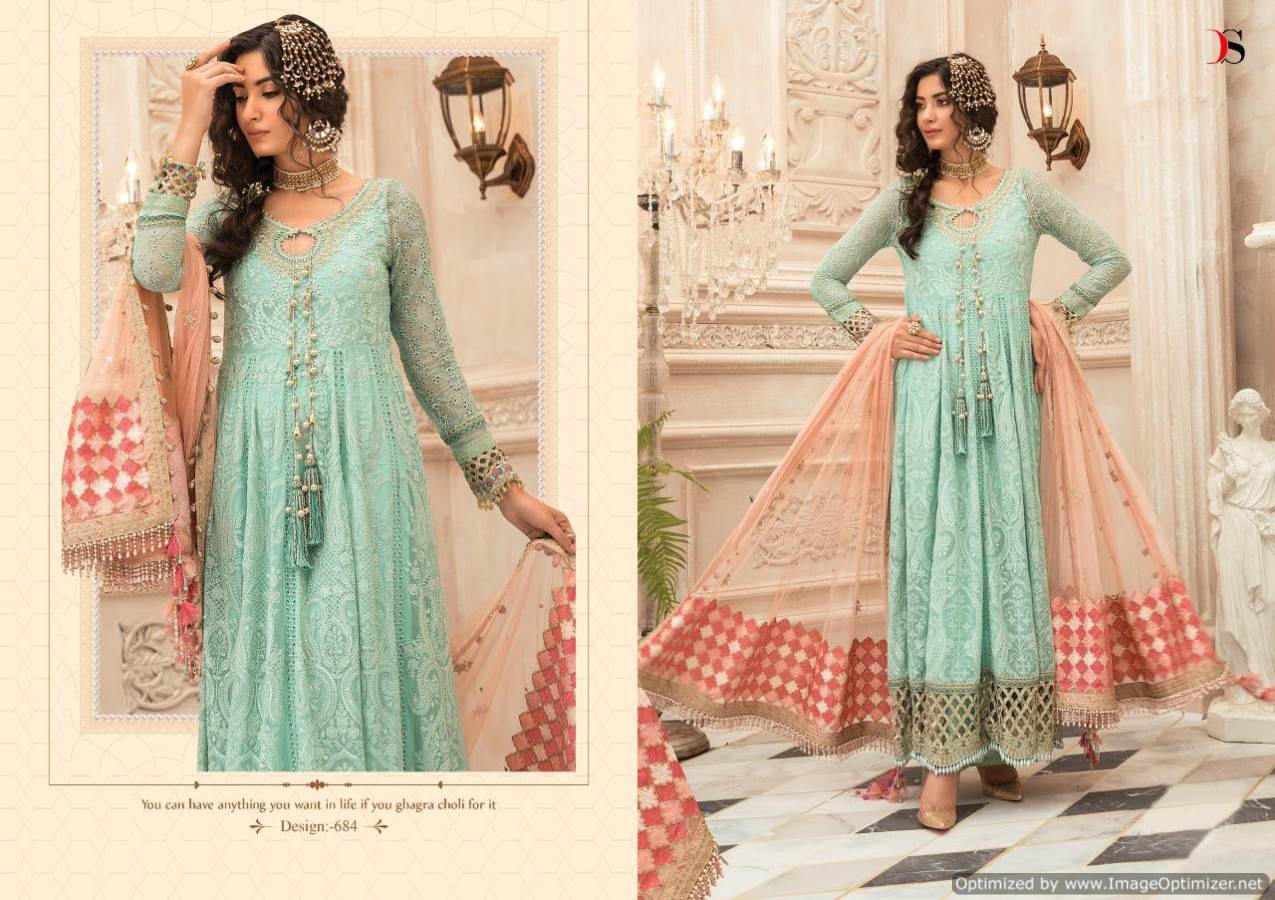 Deepsy Presents Embroidered Collection Of Heavy Georgette Woth Embroidery Pakistani Suits