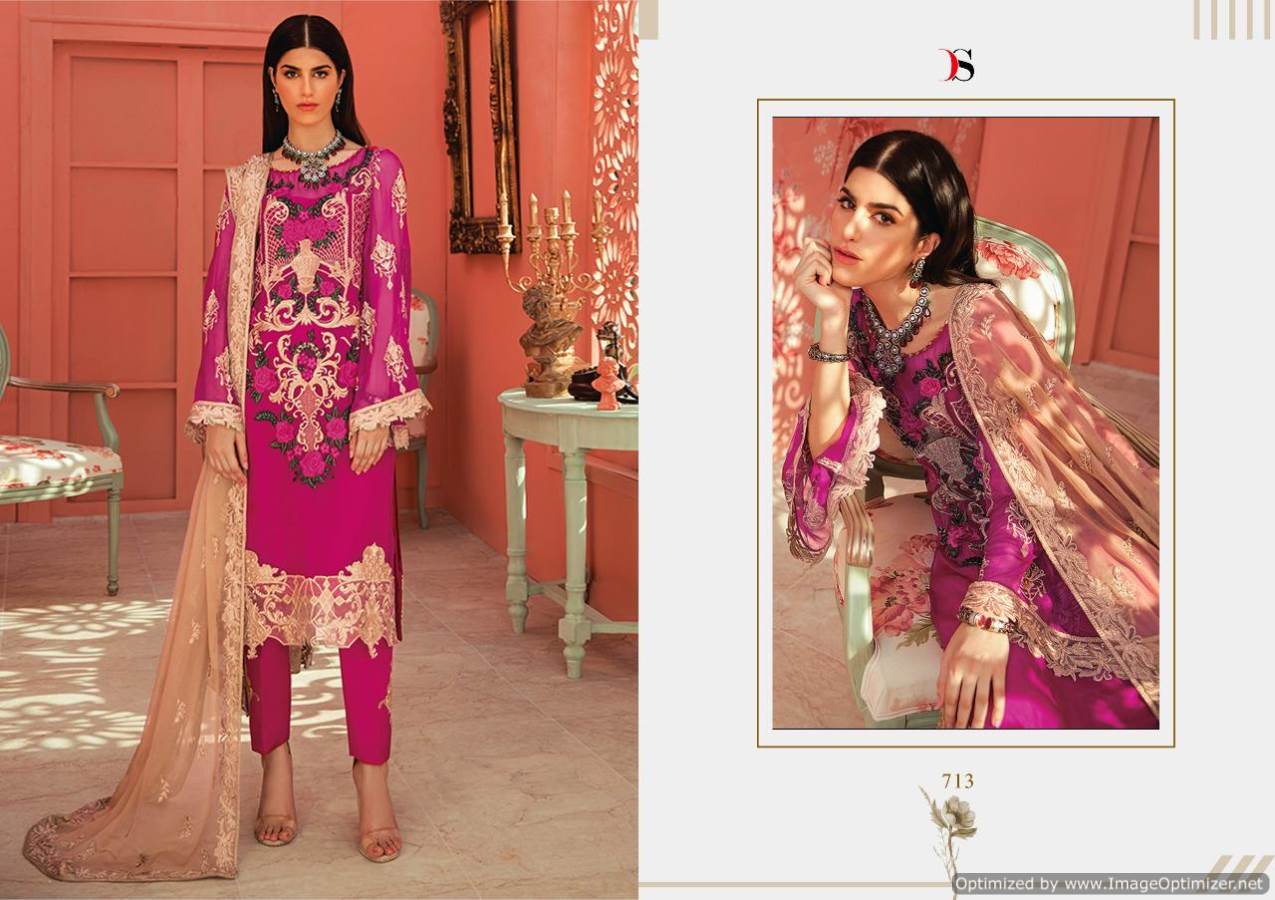 Deepsy Presents Imorzia 19 Collection Of Heavy Georgette Embroidered Designer Pakistani Suits