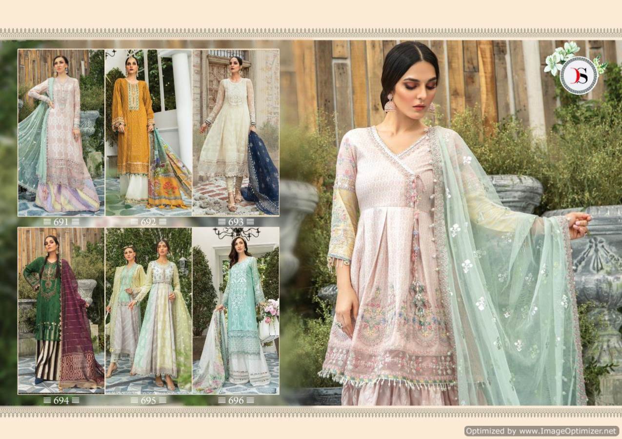 Deepsy Presents Maria B Lawn 3 Collection Of Pure Jam Cotton Print & Embroidered Pakistani Suits