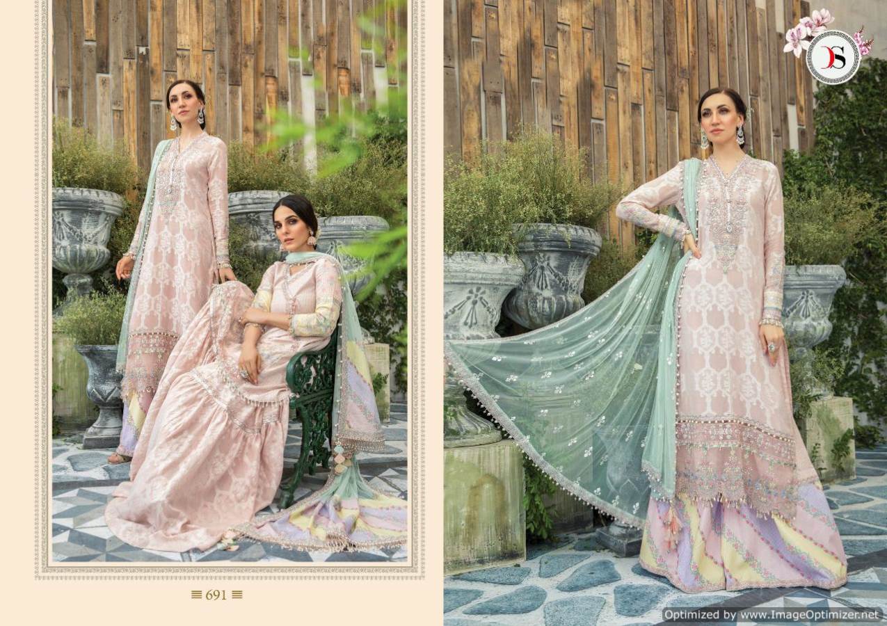 Deepsy Presents Maria B Lawn 3 Collection Of Pure Jam Cotton Print & Embroidered Pakistani Suits