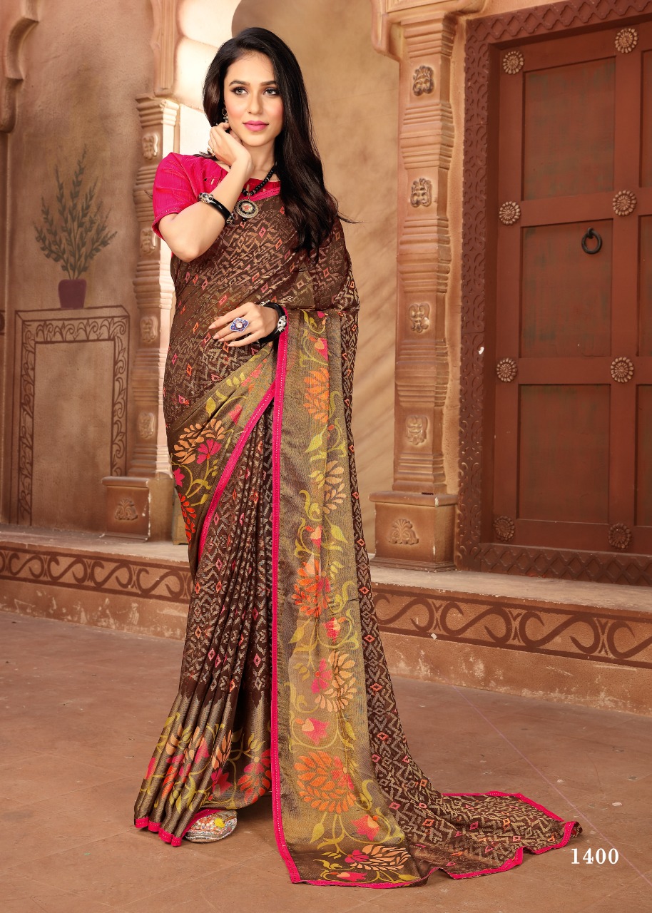 Fc Presents Anchal Vol 2 Collection Of Khushi Brasso Padding Printed Sarees
