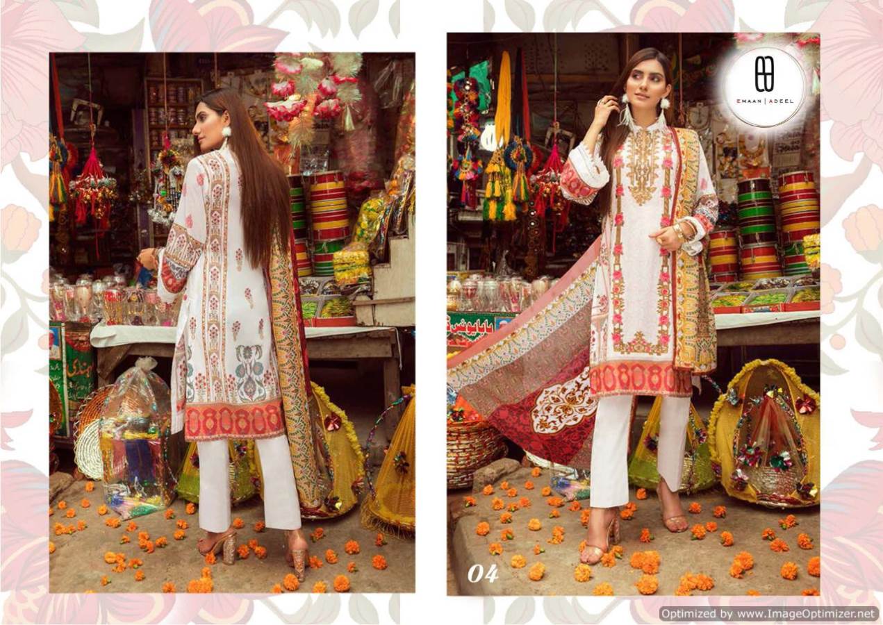 Fc Presents Emaan Adeel 1 Collection Of Printed Lawn Cotton Pakistani Suits