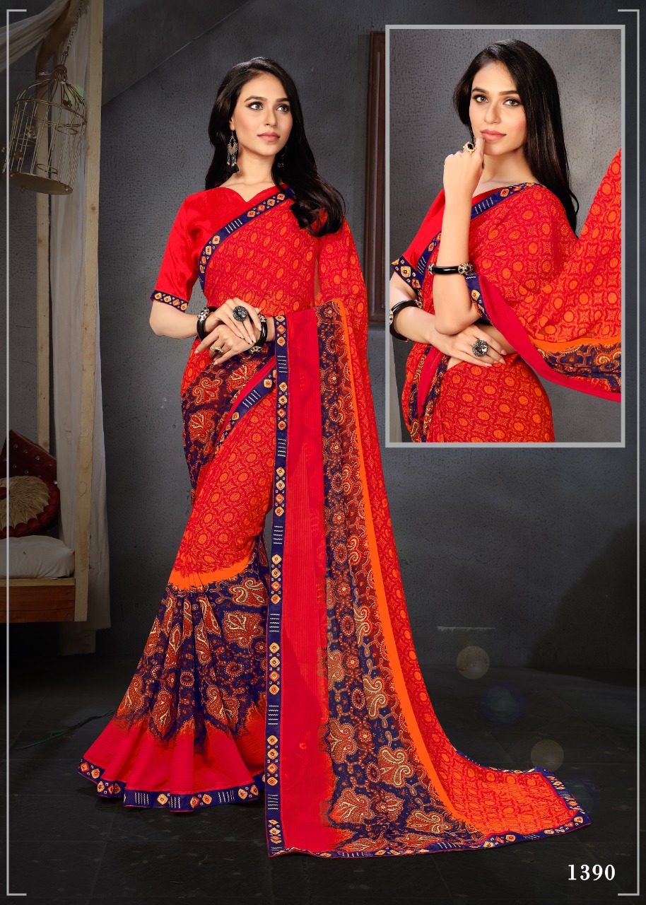 Fc Presents Mithila Collection Of Weight Less Printed Sarees