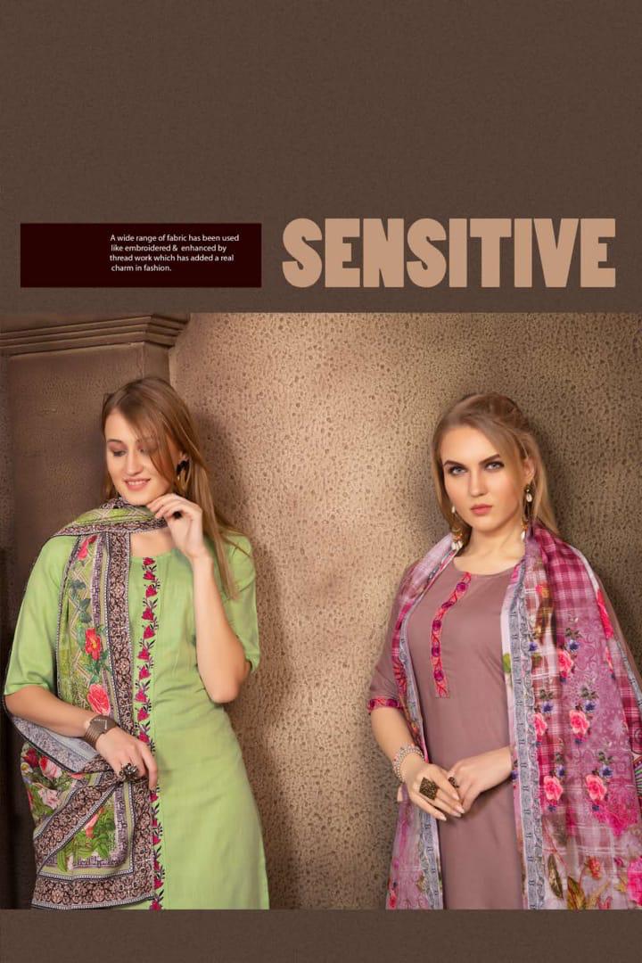 Ft Presents Springg Collection Of Heavy Rayon Slub Kurti With Dupatta