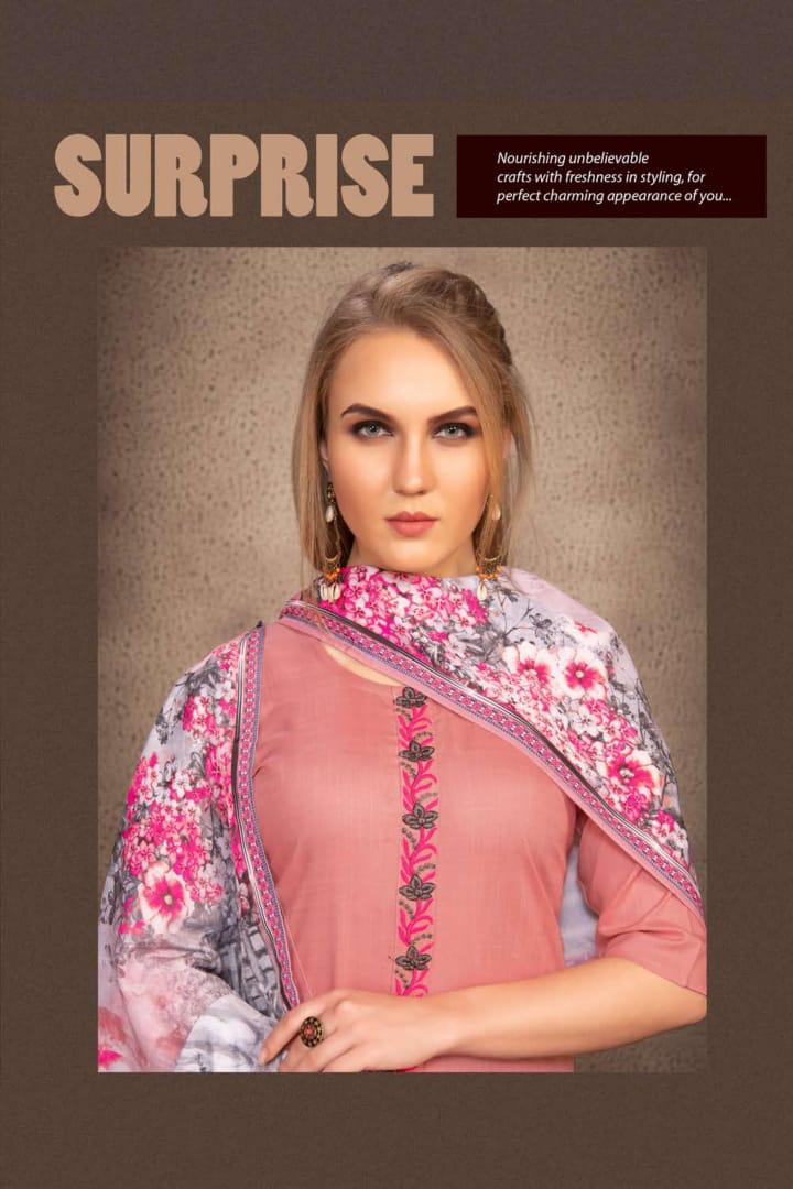 Ft Presents Springg Collection Of Heavy Rayon Slub Kurti With Dupatta