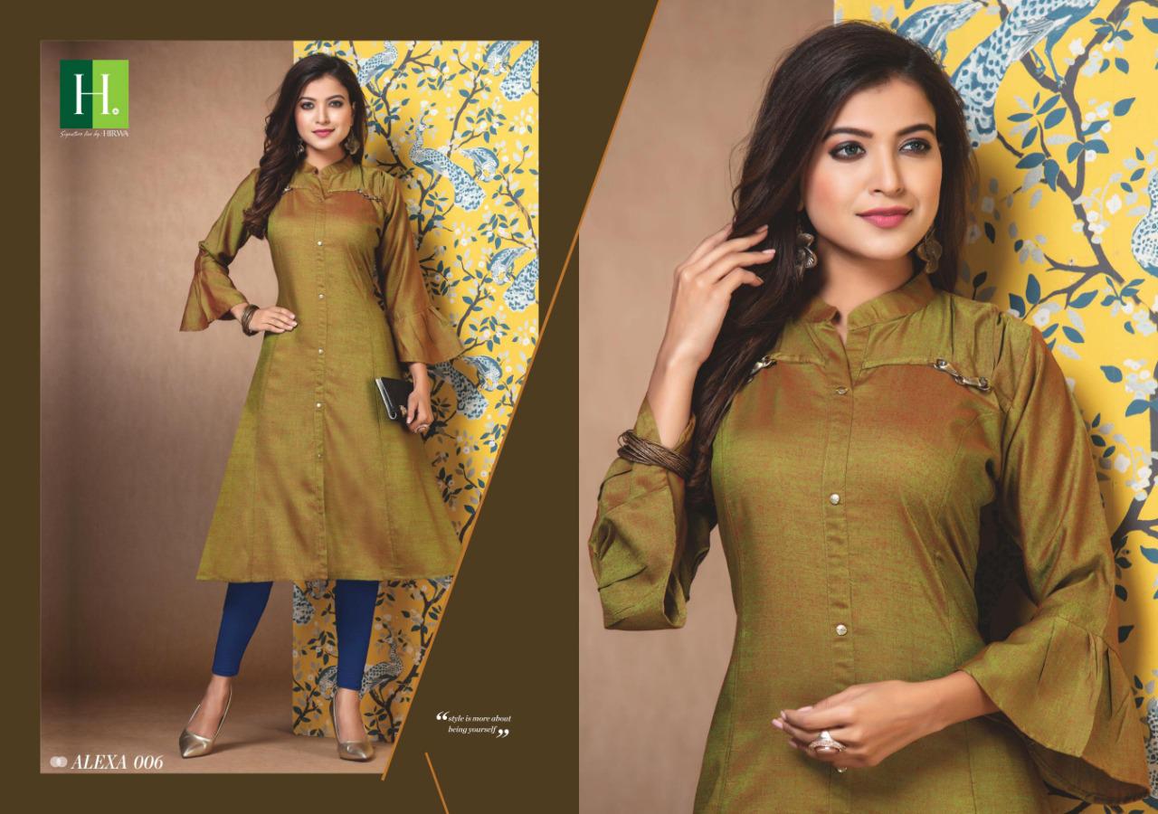 Indian Women Cotton Dresses,Side Slit Front Button Kurta,Peach Color Kurti  | eBay
