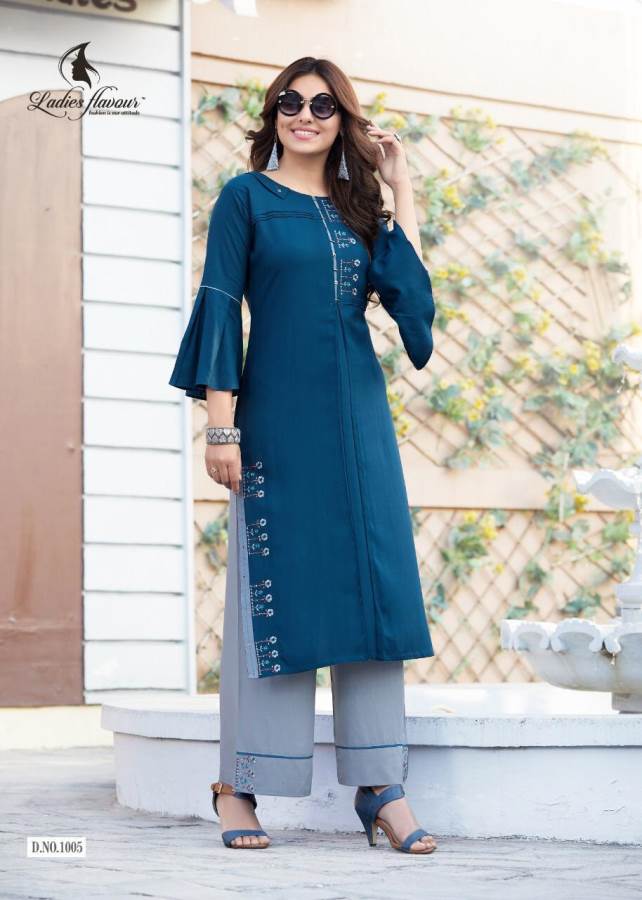 Buy VHO Heavy Reyon Fabric Stylish and modern Kurtis Design 6 at Amazon.in