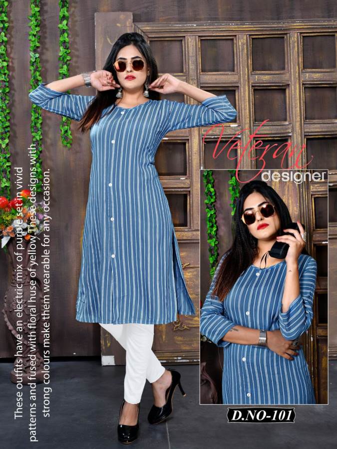 Mirayaa Presents Guldasta Collection Of Heavy Rayon Lining Printed Casual Kurtis