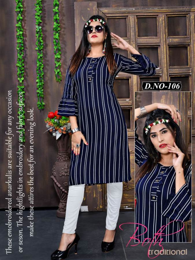 Mirayaa Presents Guldasta Collection Of Heavy Rayon Lining Printed Casual Kurtis