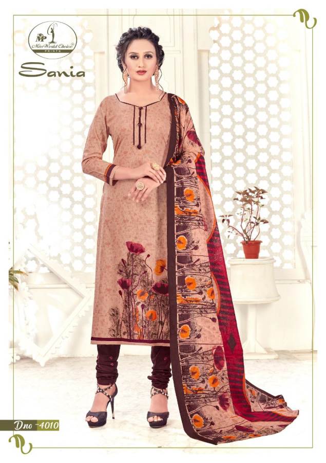 Miss World Presents Saniya Collection Of Pure Cotton Printed Dress Materials