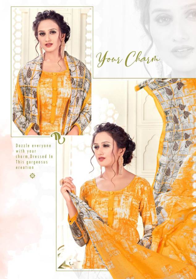 Miss World Presents Saniya Collection Of Pure Cotton Printed Dress Materials