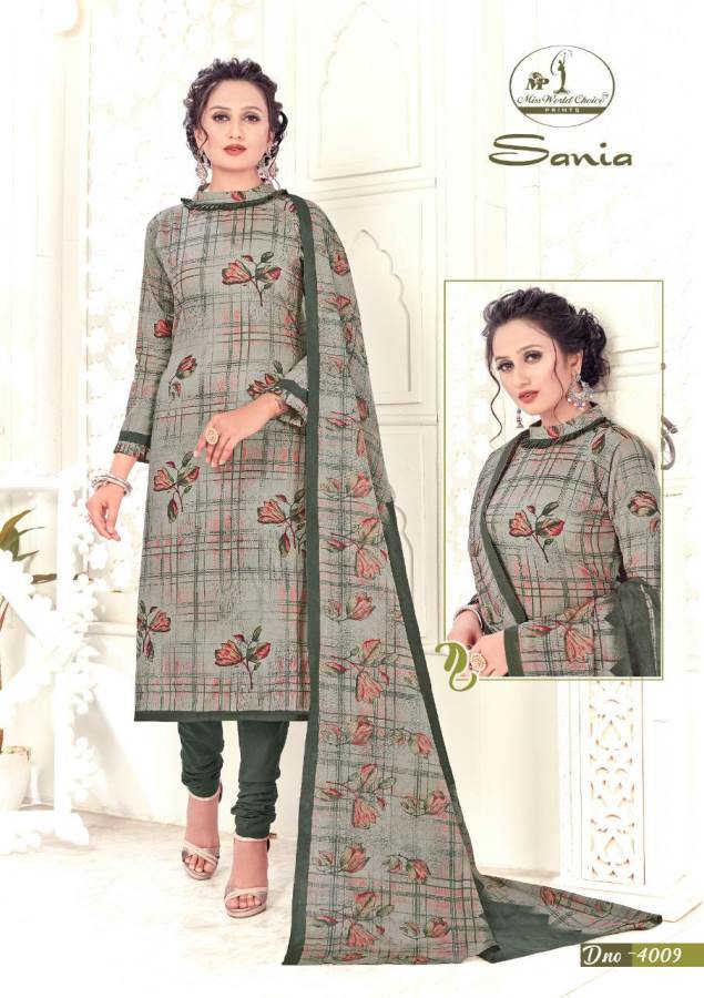 Miss World Presents Saniya Collection Of Pure Cotton Printed Dress Materials