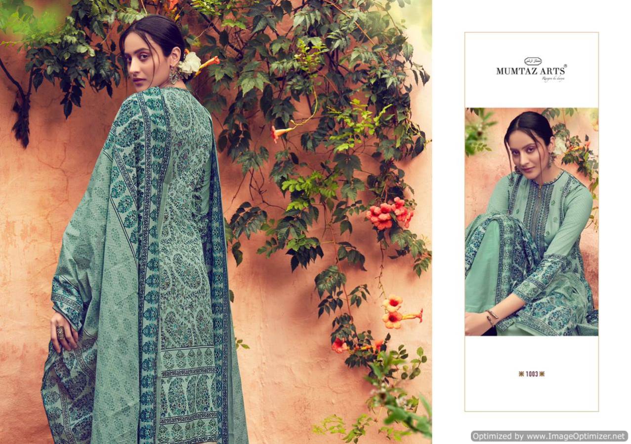 Mumtaz Arts Presents Fiza Collection Of Pure Jam Satin Attractive Kashmiri Work Dress Materials