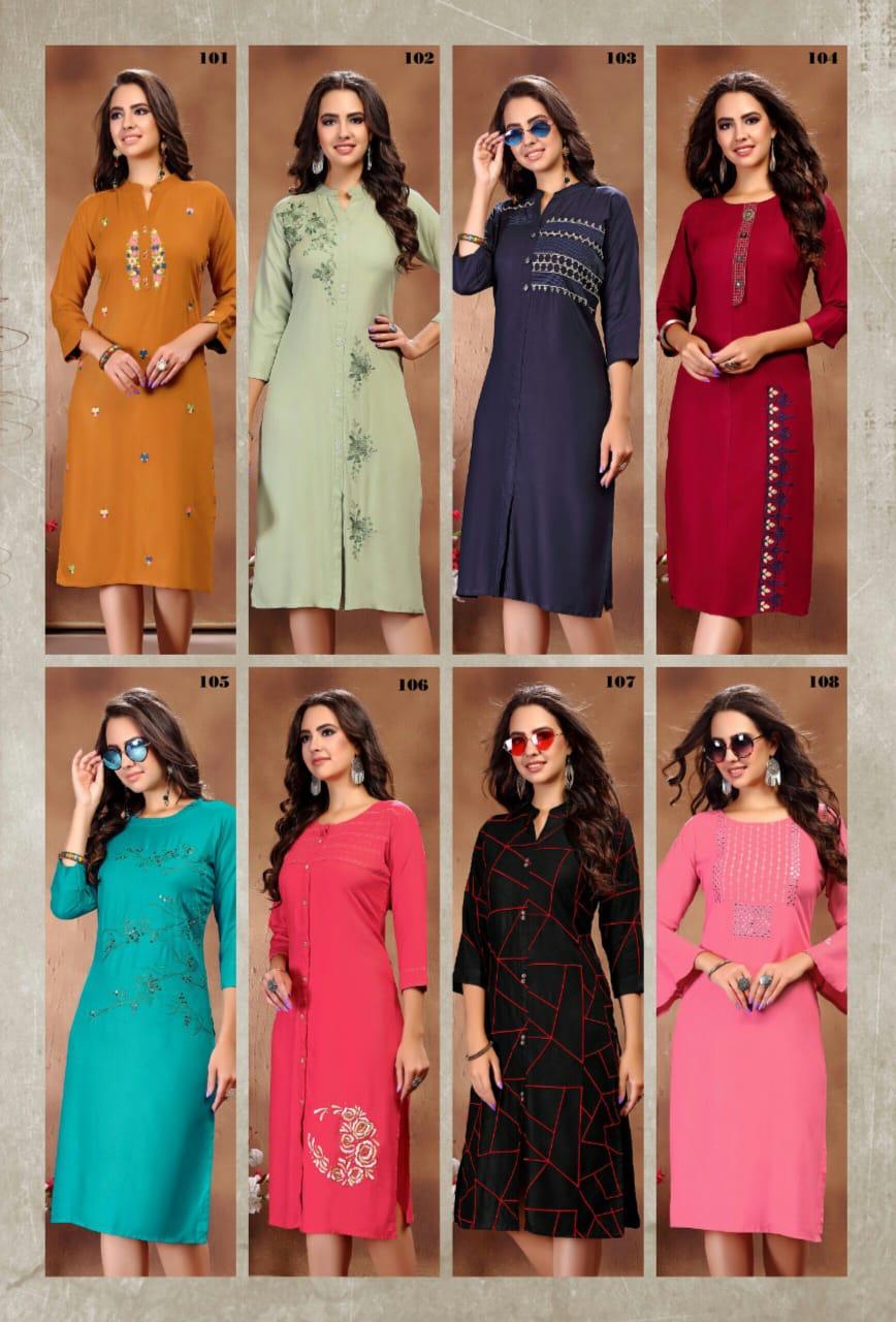 Buy Good Quality of Stylish Womens Rayon Kurtis METJ with Discount Price |  Akshashopie.com