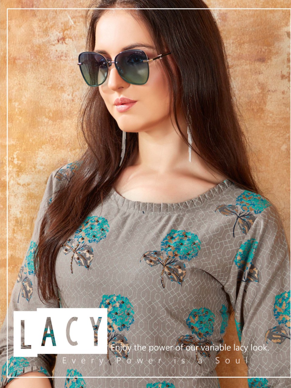 Smylee Presents Ellice Collection Of Heavy Wiving Cotton Printed Kurtis