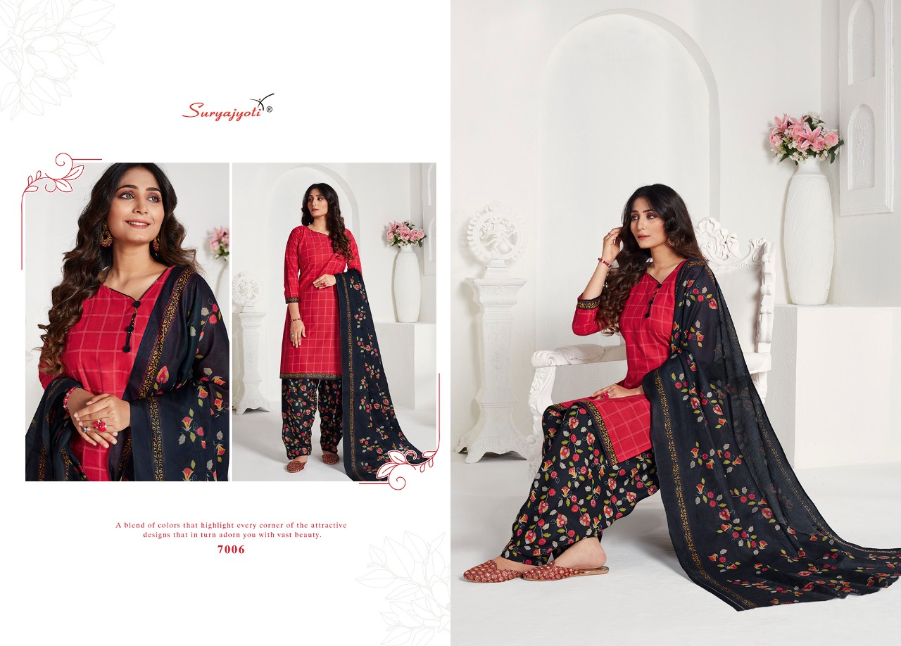 Suryajyoti Presents Sui Dhaga 7 Collection Of Ready Made Cotton Printed Salwar Suit