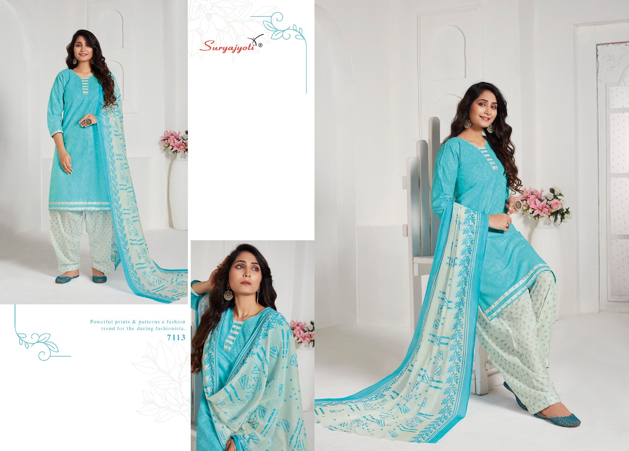 Suryajyoti Presents Sui Dhaga 7 Collection Of Ready Made Cotton Printed Salwar Suit