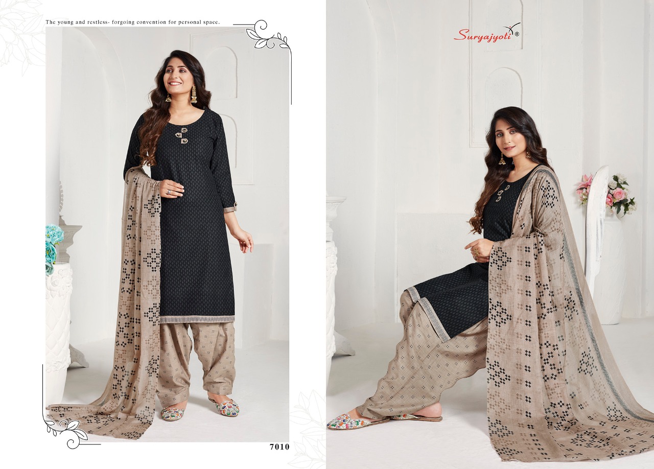 Suryajyoti Presents Sui Dhaga 7 Collection Of Ready Made Cotton Printed Salwar Suit