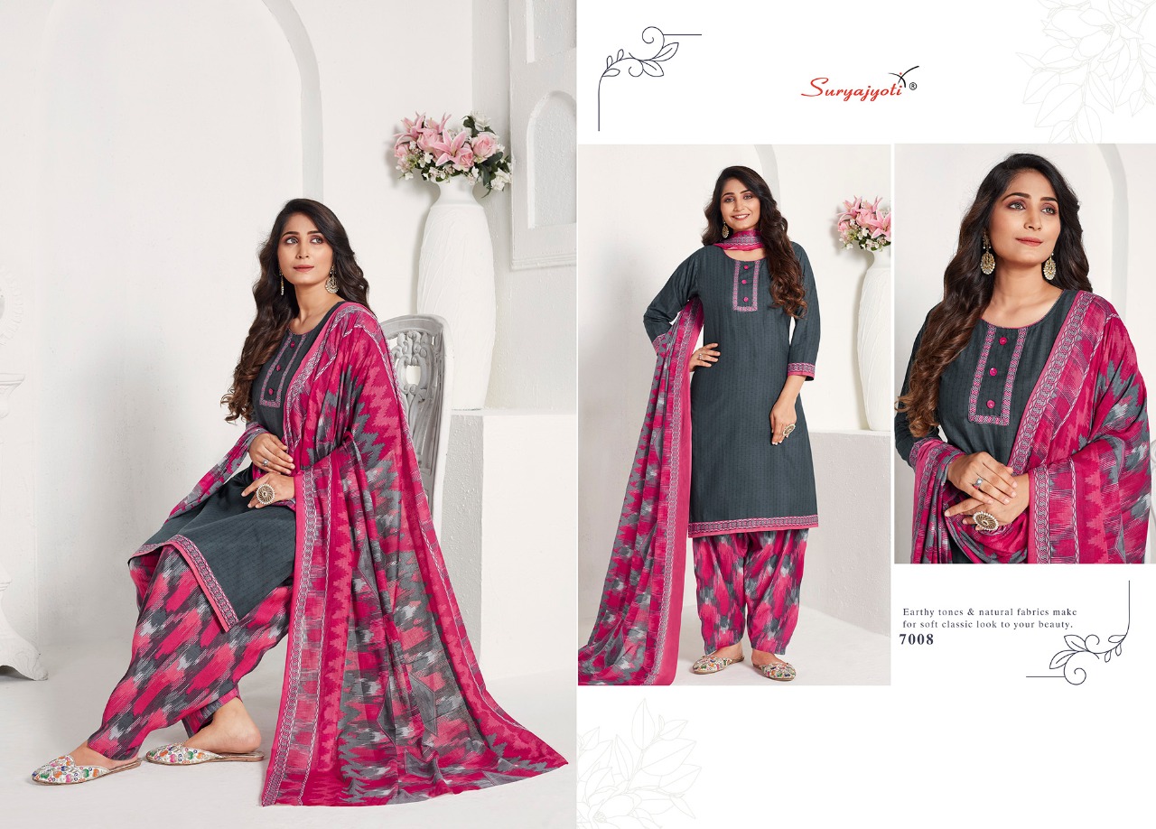 Suryajyoti Presents Sui Dhaga 7 Collection Of Ready Made Cotton Printed Salwar Suit