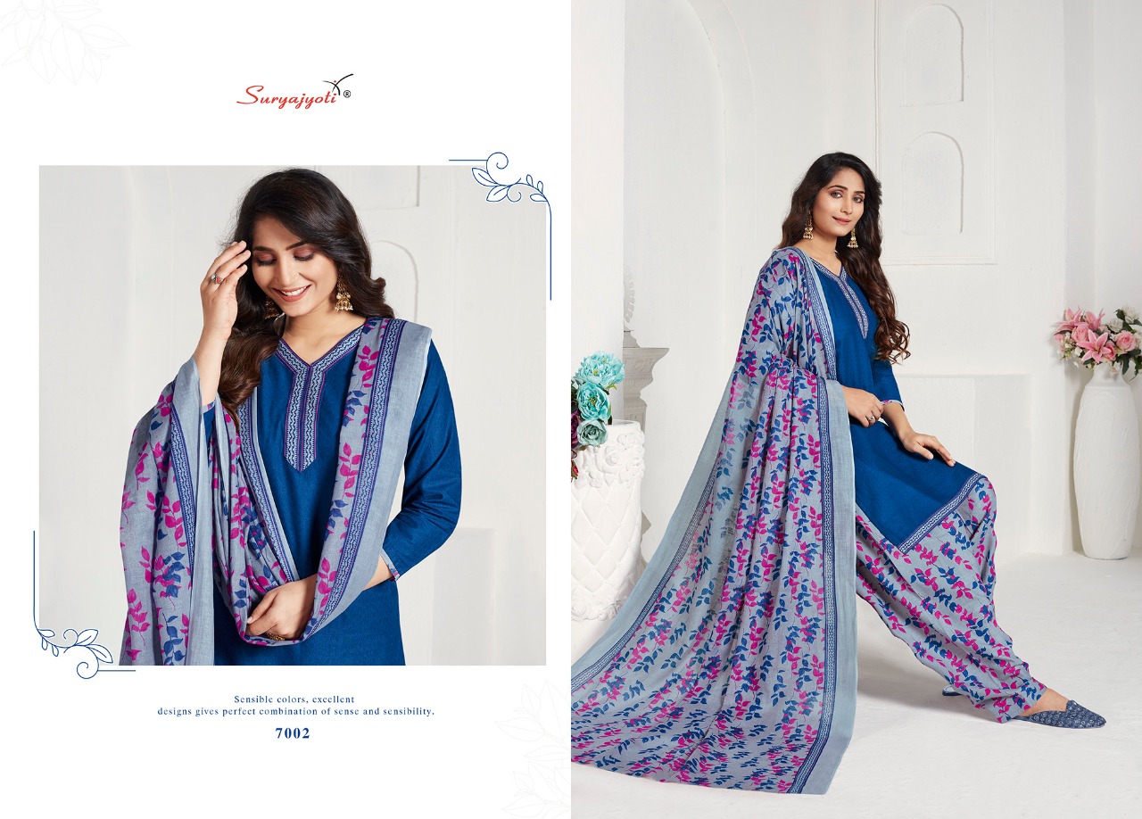 Suryajyoti Presents Sui Dhaga 7 Collection Of Ready Made Cotton Printed Salwar Suit