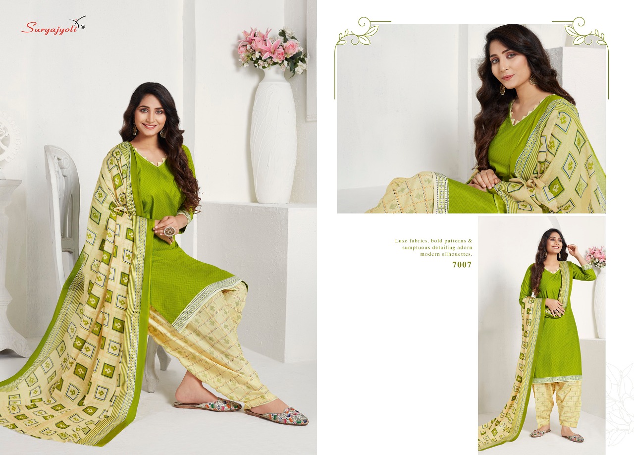 Suryajyoti Presents Sui Dhaga 7 Collection Of Ready Made Cotton Printed Salwar Suit