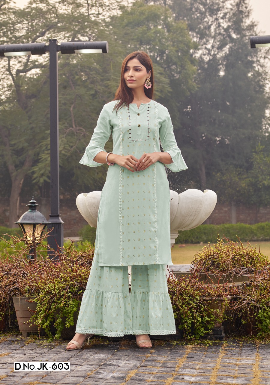 Fiesta Prsents Brand New Minaar Catalogue Kurtis With Sharara