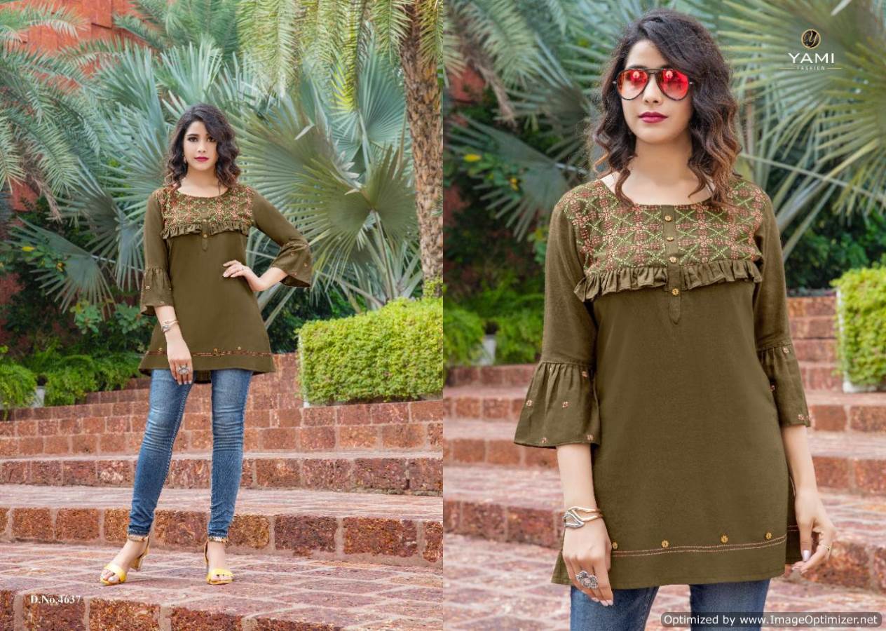 Yami Presents Bold 2 Collection Of Heavy Rayon Fancy Top