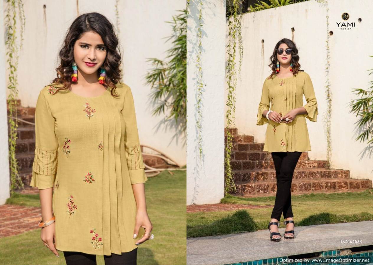 Yami Presents Bold 2 Collection Of Heavy Rayon Fancy Top